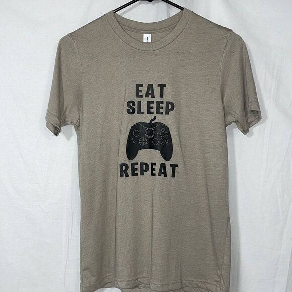 Eat sleep repeat T shirt - Picture 1 of 8